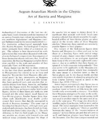 خرید و دانلود نسخه کامل کتاب Aegean-Anatolian Motifs in the Glyptic Art of Bactria and Margiana