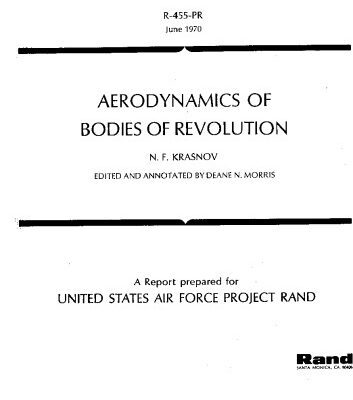 خرید و دانلود نسخه کامل کتاب Aerodynamics of Bodies of Revolution