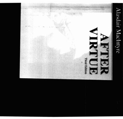 خرید و دانلود نسخه کامل کتاب After Virtue: A Study in Moral Theory, Second Edition