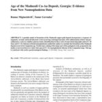 خرید و دانلود نسخه کامل کتاب Age of the Madneuli Cu-Au Deposit, Georgia: Evidence from New Nannoplankton Data