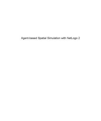 خرید و دانلود نسخه کامل کتاب Agent based Spatial Simulation with NetLogo Volume 2