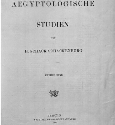 خرید و دانلود نسخه کامل کتاب Ägyptologische Studien