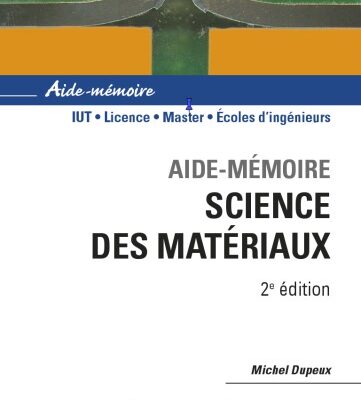 خرید و دانلود نسخه کامل کتاب Aide-mémoire de science des matériaux