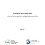 خرید و دانلود نسخه کامل کتاب Air Pollution and Health in India: A review of the current evidence and opportunities for the future