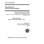 خرید و دانلود نسخه کامل کتاب AISC Std. Specification for Structural Steel Buildings. Public review draft