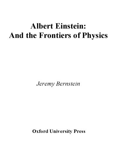 خرید و دانلود نسخه کامل کتاب Albert Einstein and the frontiers of physics_68be8a46a7ec0.jpeg خرید و دانلود نسخه کامل کتاب Albert Einstein and the frontiers of physics