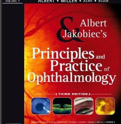خرید و دانلود نسخه کامل کتاب Albert & Jakobiec’s Principles & Practice of Ophthalmology [4-Volume Set] Complete Book