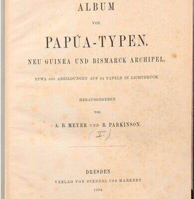 خرید و دانلود نسخه کامل کتاب Album von Papua-Typen. Neu Guinea und Bismarck Archipel