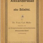 خرید و دانلود نسخه کامل کتاب Alexandersbad und seine Heilmittel