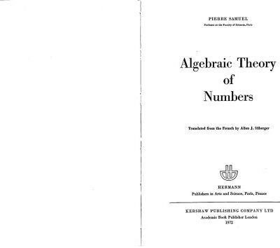 خرید و دانلود نسخه کامل کتاب Algebraic Theory of Numbers