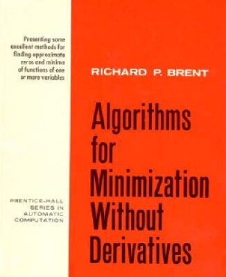 خرید و دانلود نسخه کامل کتاب Algorithms for minimization without derivatives