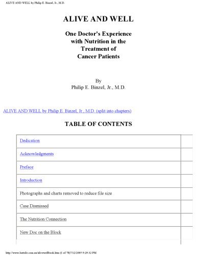 خرید و دانلود نسخه کامل کتاب Alive & Well: One Doctor’s Experience with Nutrition in the Treatment of Cancer Patients_68b68bcd1aac4.jpeg خرید و دانلود نسخه کامل کتاب Alive & Well: One Doctor’s Experience with Nutrition in the Treatment of Cancer Patients