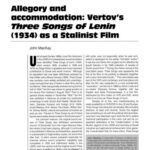 خرید و دانلود نسخه کامل کتاب Allegory and accommodation: Vertov’s Three Songs of Lenin (1934) as a Stalinist Film