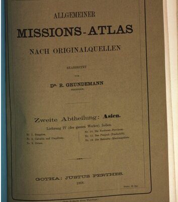 خرید و دانلود نسخه کامل کتاب Allgemeier Missions-Atlas / Asien