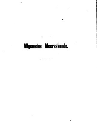 خرید و دانلود نسخه کامل کتاب Allgemeine Meereskunde