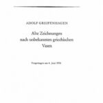 خرید و دانلود نسخه کامل کتاب Alte Zeichnungen nach unbekannten griechischen Vasen: Vorgetragen am 4. Juni 1976