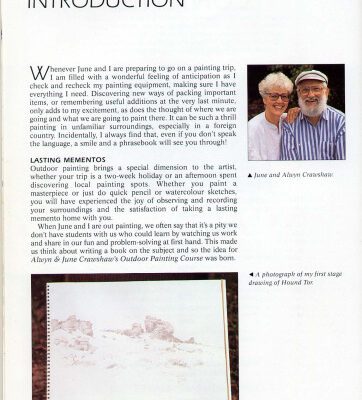 خرید و دانلود نسخه کامل کتاب Alwyn and June Crawshaw’s Outdoor Painting Course