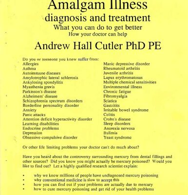 خرید و دانلود نسخه کامل کتاب Amalgam Illness, Diagnosis and Treatment : What You Can Do to Get Better, How Your Doctor Can Help