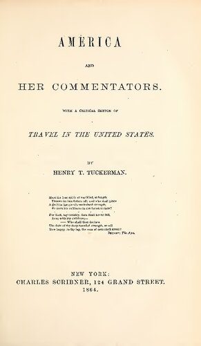 خرید و دانلود نسخه کامل کتاب America and Her Commentators. With a Critical Sketch of Travel in the United States_68c48001975f9.jpeg خرید و دانلود نسخه کامل کتاب America and Her Commentators. With a Critical Sketch of Travel in the United States