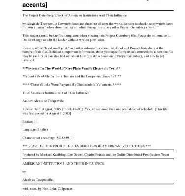 خرید و دانلود نسخه کامل کتاب American Institutions And Their Influence (1851)