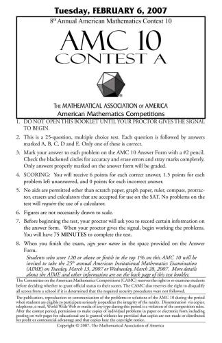 خرید و دانلود نسخه کامل کتاب American Mathematics Contest 10A (AMC 10) 2007_68d07bade2794.jpeg خرید و دانلود نسخه کامل کتاب American Mathematics Contest 10A (AMC 10) 2007