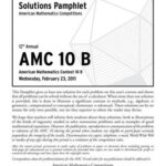 خرید و دانلود نسخه کامل کتاب American Mathematics Contest 10B (AMC 10) 2011