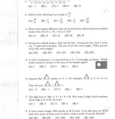 خرید و دانلود نسخه کامل کتاب American Mathematics Contest 8 (AMC 8) 1992