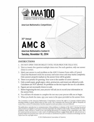 خرید و دانلود نسخه کامل کتاب American Mathematics Contest 8 (AMC 8) 2014_68d08518d3c3b.jpeg خرید و دانلود نسخه کامل کتاب American Mathematics Contest 8 (AMC 8) 2014