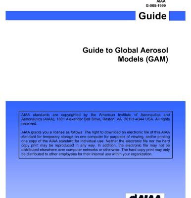 خرید و دانلود نسخه کامل کتاب American Standard. Guide to Global Aerosol Models