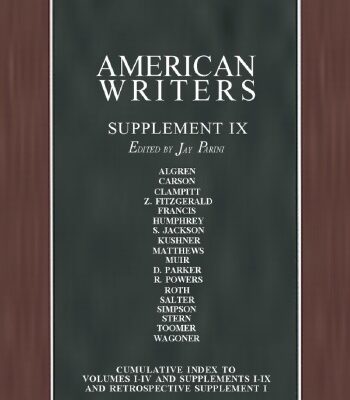 خرید و دانلود نسخه کامل کتاب American Writers, Supplement IX