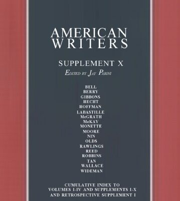 خرید و دانلود نسخه کامل کتاب American Writers, Supplement X