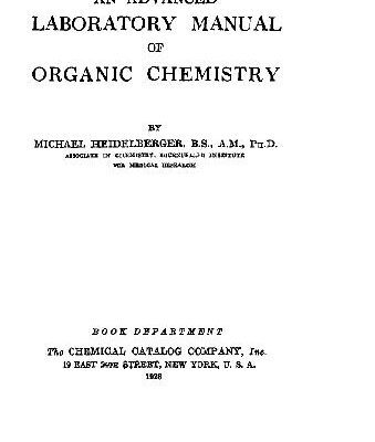 خرید و دانلود نسخه کامل کتاب An Advanced Laboratory Manual of Organic Chemistry