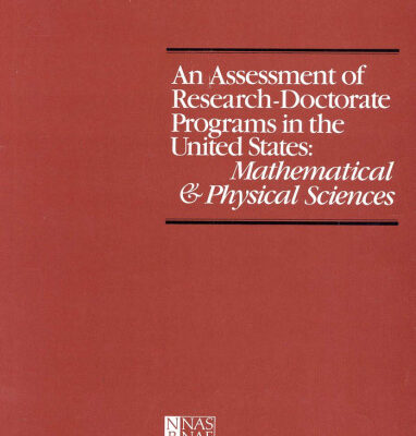 خرید و دانلود نسخه کامل کتاب An Assessment of Research-Doctorate Programs in the United States: Mathematical and Physical Sciences