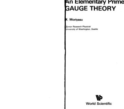 خرید و دانلود نسخه کامل کتاب An elementary primer for gauge theory