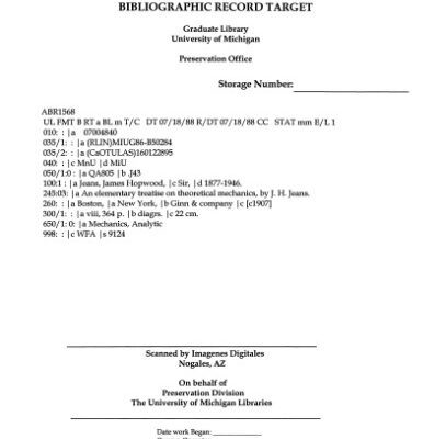 خرید و دانلود نسخه کامل کتاب An Elementary Treatise on Theoretical Mechanics