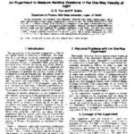خرید و دانلود نسخه کامل کتاب An Experiment to Measure Relative Variations in the One-Way Velocity of light
