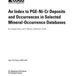 خرید و دانلود نسخه کامل کتاب An index to PGE-Ni-Cr deposits and occurrences in selected mineral-occurrence databases