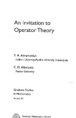 خرید و دانلود نسخه کامل کتاب an innovation to operator theory