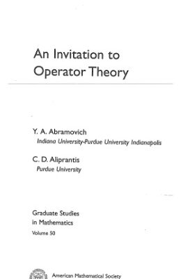 خرید و دانلود نسخه کامل کتاب an innovation to operator theory