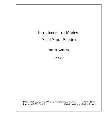 خرید و دانلود نسخه کامل کتاب An Introduction to Modern Solid State Physics