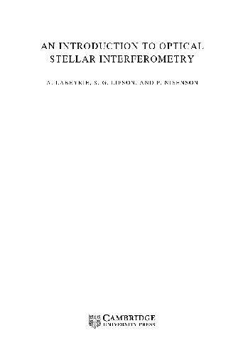 خرید و دانلود نسخه کامل کتاب An Introduction to Optical Stellar Interferometry_68bea14457208.jpeg خرید و دانلود نسخه کامل کتاب An Introduction to Optical Stellar Interferometry