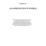 خرید و دانلود نسخه کامل کتاب An Introduction to Physics: Lecture Notes