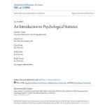 خرید و دانلود نسخه کامل کتاب An Introduction to Psychological Statistics