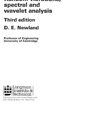 خرید و دانلود نسخه کامل کتاب An Introduction to Random Vibration Spectral and Wavelet Analysis. Newland