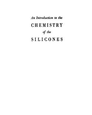 خرید و دانلود نسخه کامل کتاب An introduction to the chemistry of the silicones