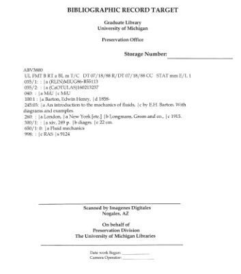 خرید و دانلود نسخه کامل کتاب An introduction to the mechanics of fluids
