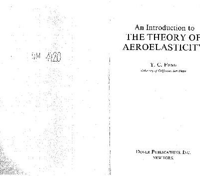 خرید و دانلود نسخه کامل کتاب An Introduction to the Theory of Aeroelasticity