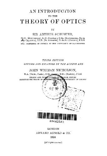 خرید و دانلود نسخه کامل کتاب An Introduction to the Theory of Optics (2007)(en)(356s)_68be99462c559.jpeg خرید و دانلود نسخه کامل کتاب An Introduction to the Theory of Optics (2007)(en)(356s)