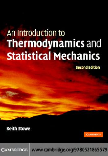 خرید و دانلود نسخه کامل کتاب An introduction to thermodynamics and statistical mechanics_68bdad88d479c.jpeg خرید و دانلود نسخه کامل کتاب An introduction to thermodynamics and statistical mechanics