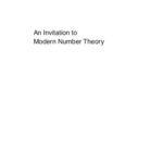 خرید و دانلود نسخه کامل کتاب An Invitation to Modern Number Theory